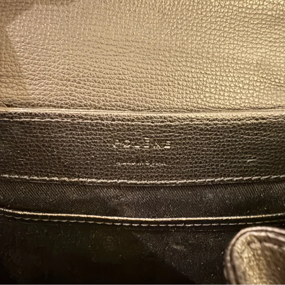 Polene Numéro Un Nano Black Leather & Suede Bag Like New
